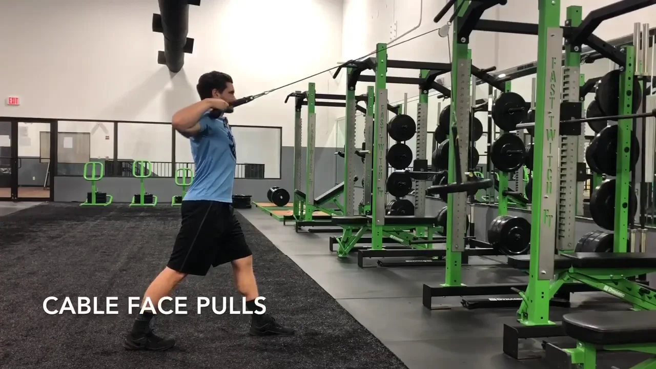 Baseball Strength: Cable Face Pulls