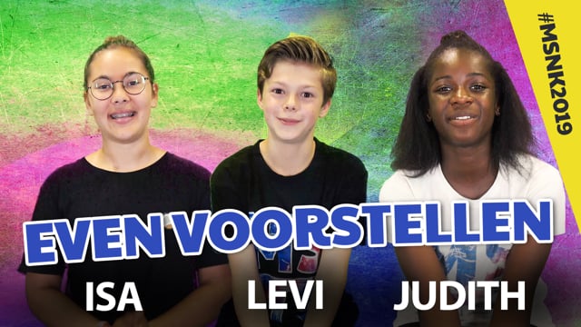 Even voorstellen... Isa, Levi en Judith!