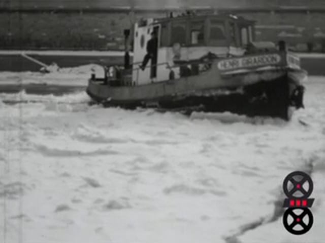 Glaces sur la Saône 