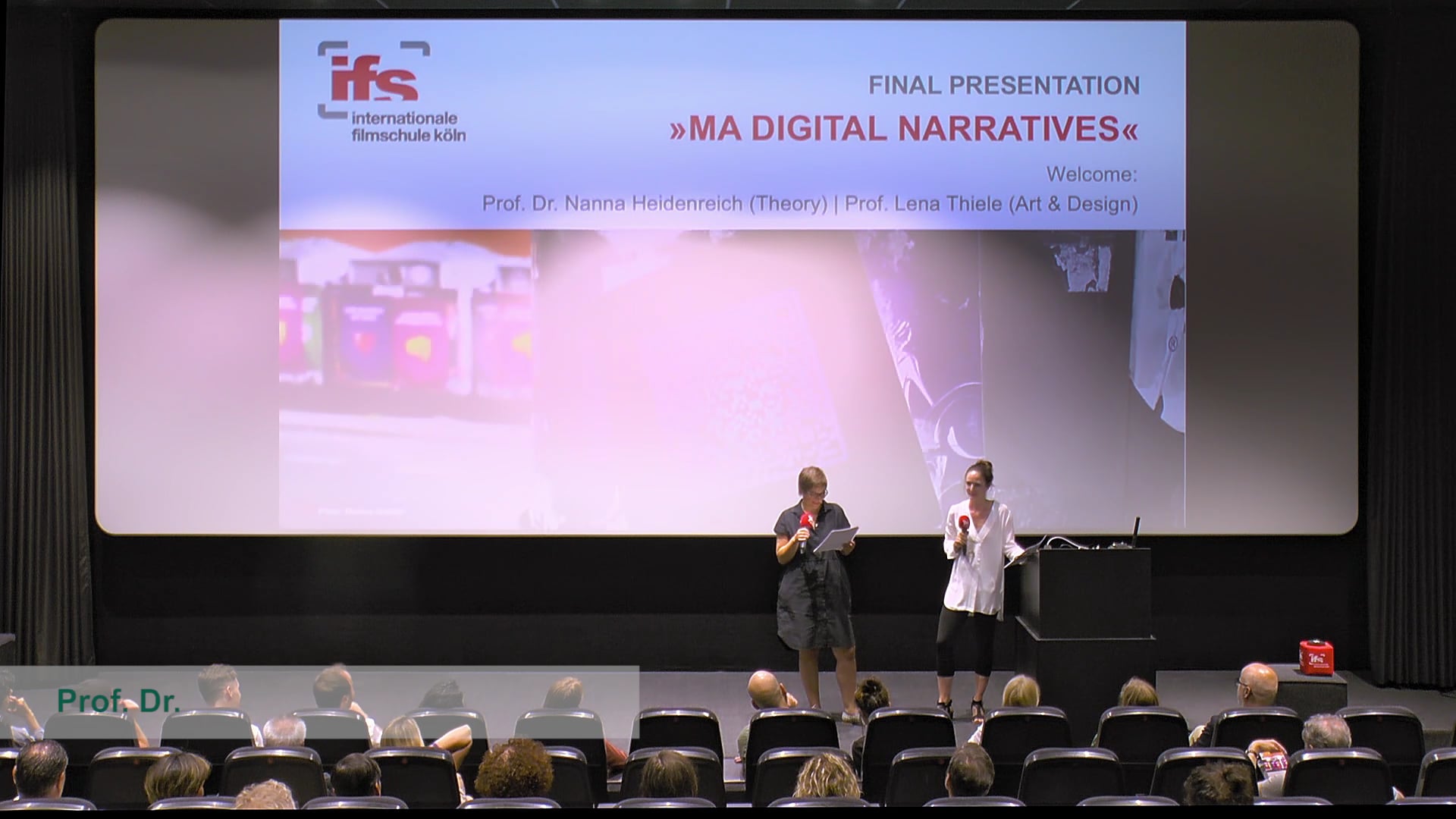 Final presentation of the first year of the MA Digital Narratives 2018