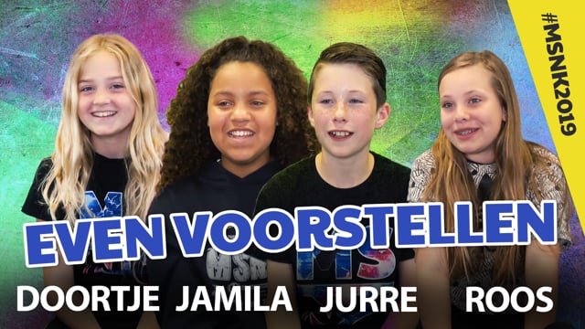Even voorstellen... Doortje, Jamila, Jurre en Roos!