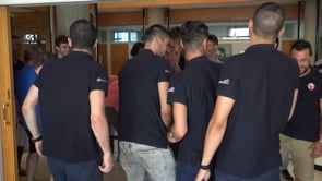 L'Ajuntament fa una recepció en el primer equip del FC l'Escala