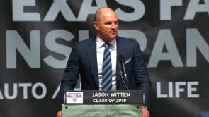 TSHoF 2019 Induction - Jason Witten