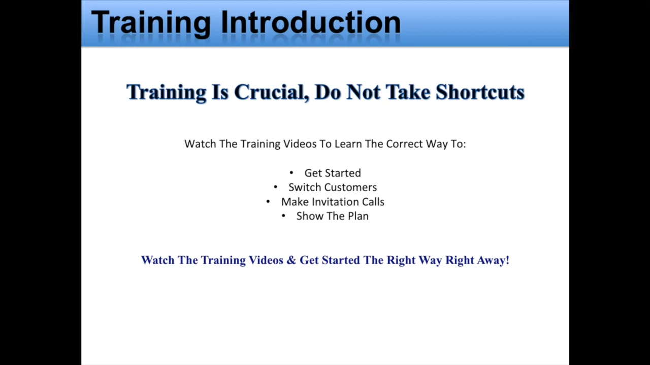 Training Introduction on Vimeo