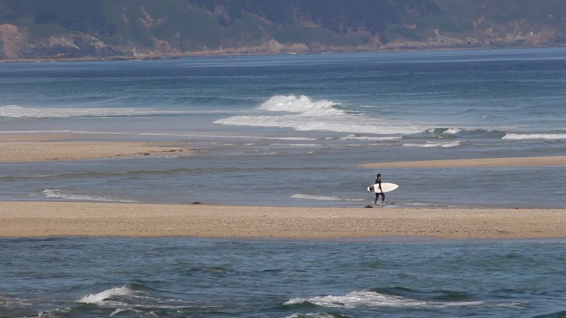 Surfing Playa Pedra Do Sal, España