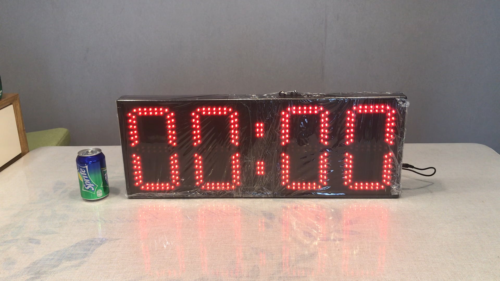 8" 4 Digits LED Outdoor Marathon Race Sports Timer Clock Countdown