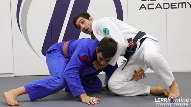 Single Leg Defense to Clock Choke