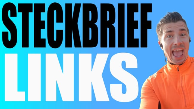 Sind Werbelinks im Steckbrief erlaubt?