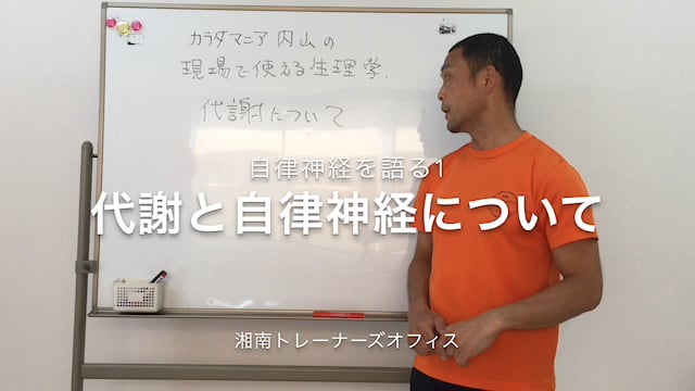 自律神経を語る1代謝と自律神経について