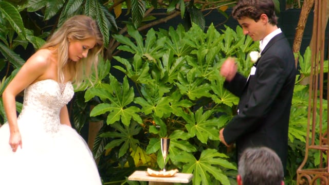 Rebekah and BJ :Highlights of the wedding in the greenery!