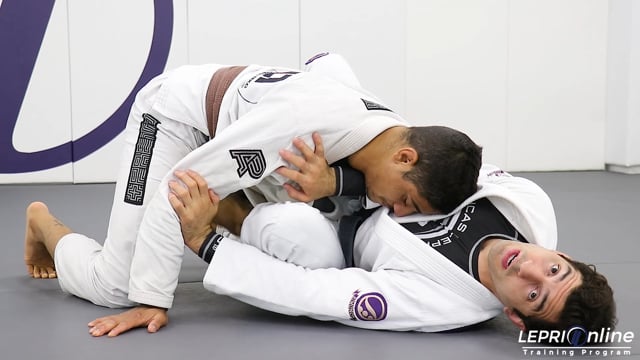 Pass Prevention to Armbar From Bottom