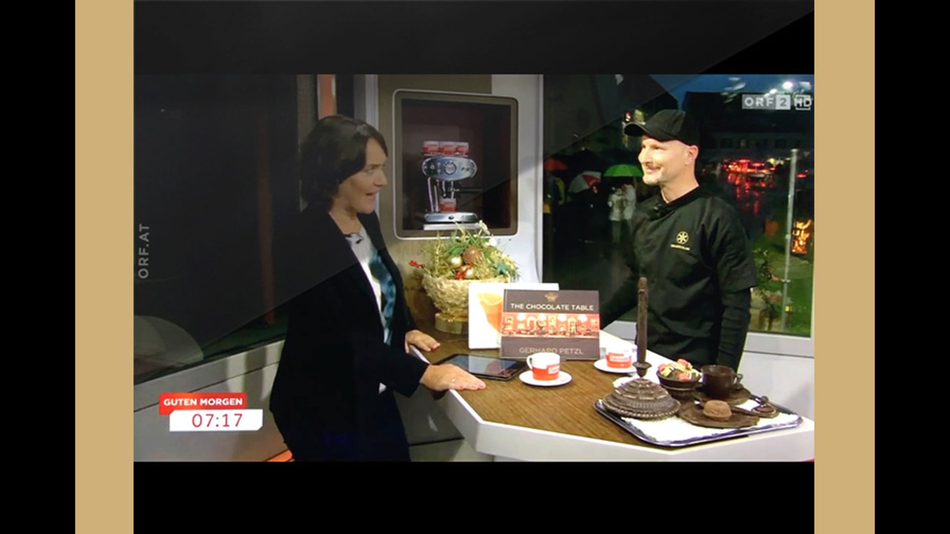 TV-ORF: "Unterwegs in Österreich" mit Schokoladenkünstler und Meister Chocolatier Gerhard Petzl