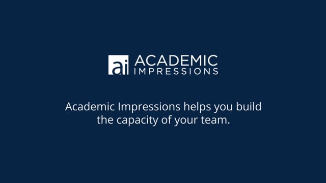 About - Academic Impressions