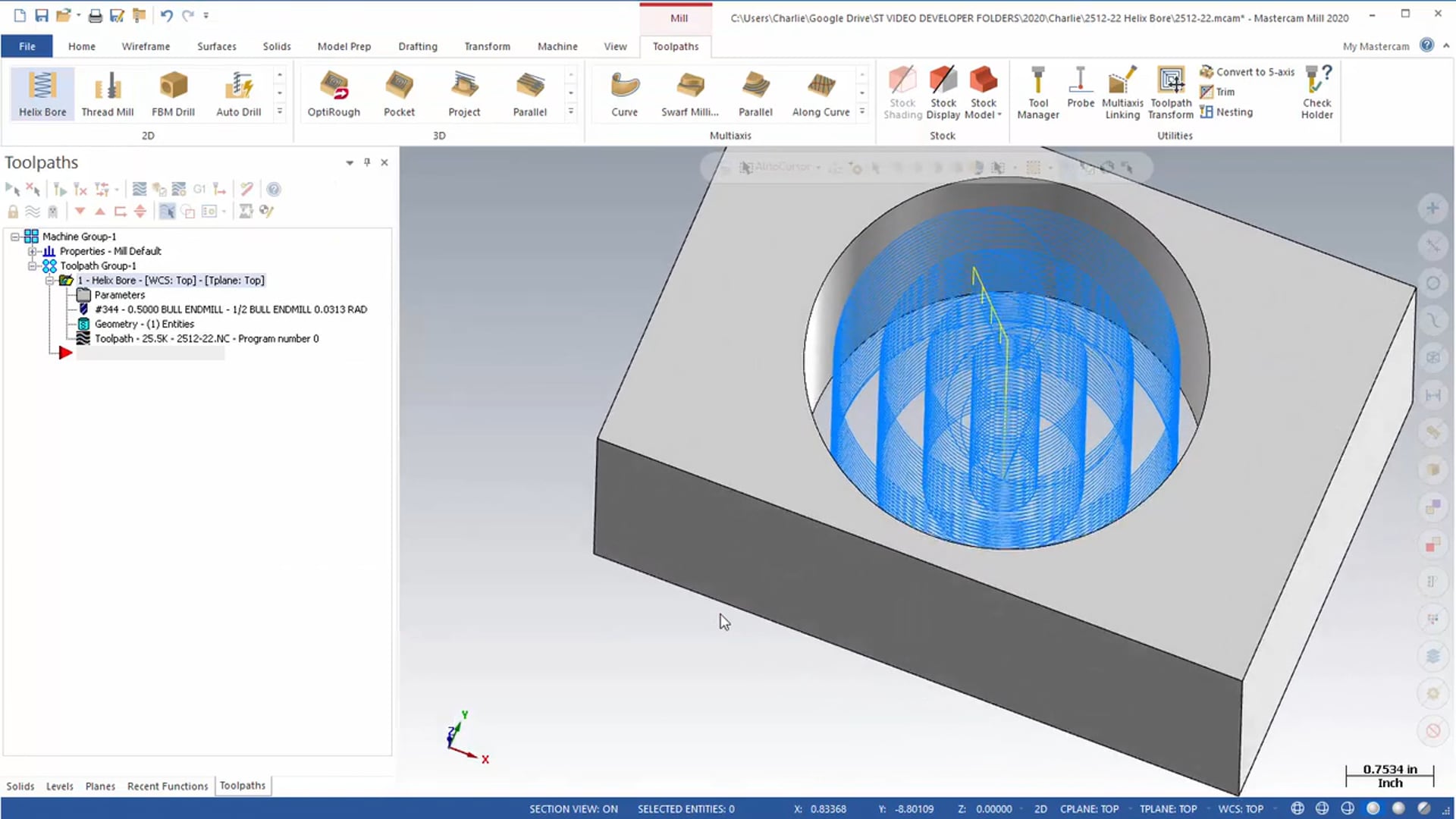 Hole Making Toolpaths