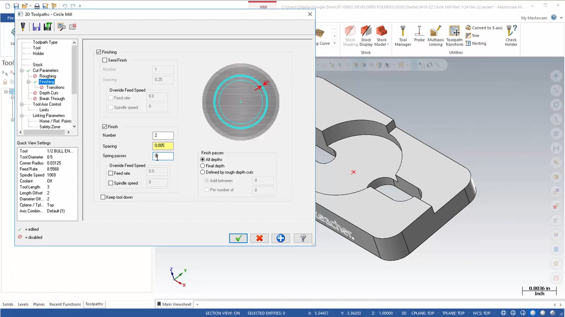 Hole Making Toolpaths