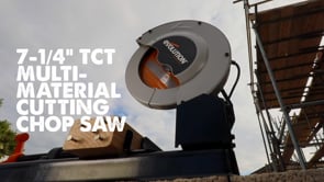 Evolution RAGE4: Multi-Material Cutting Chop Saw With 7-1/4