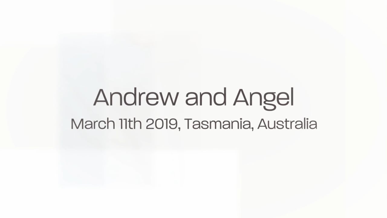 Tasmania Wedding Slideshow - Angel and Andrew