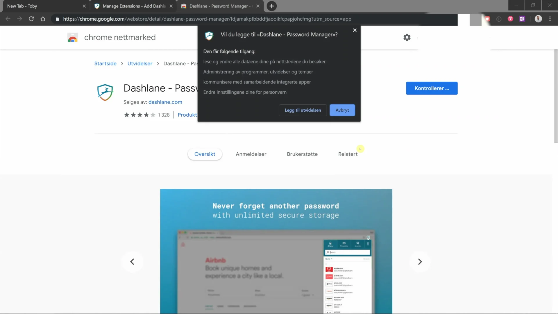 Dashlane Chrome Extension on Vimeo