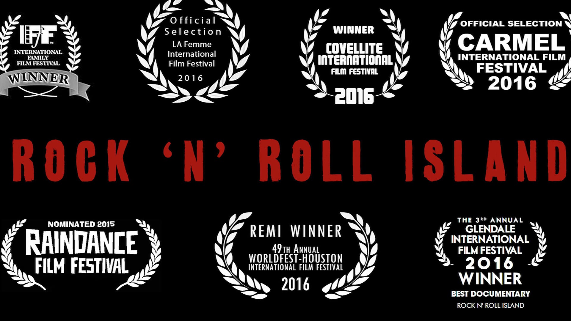 A trailer for Rock n Roll Island