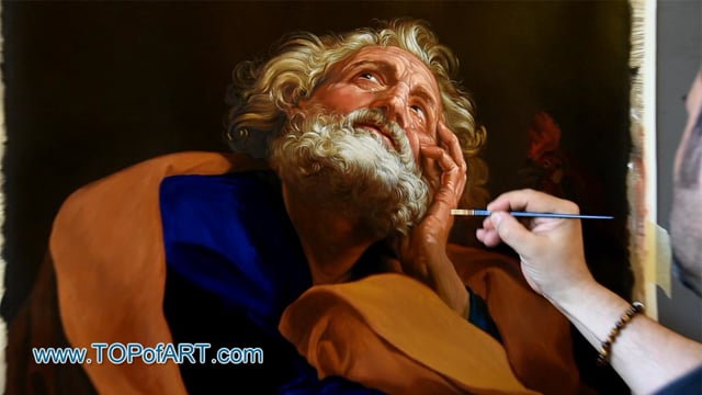 Batoni | Saint Peter | Painting Reproduction Video | TOPofART