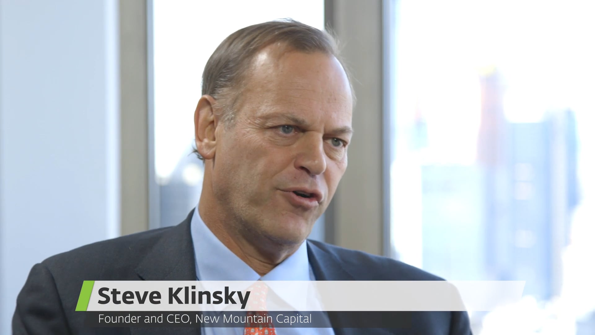 Interview: Steve Klinsky Of New Mountain Capital On Vimeo