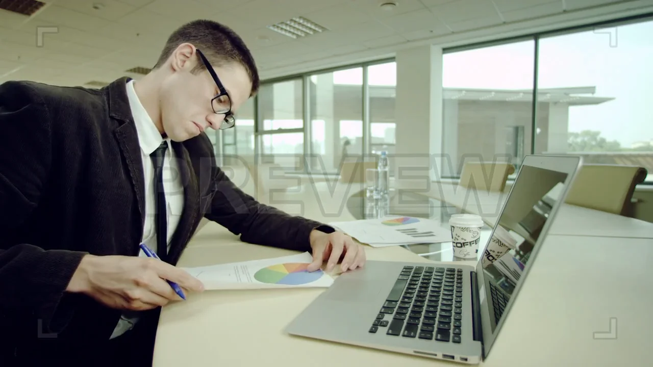 Work Day In Office Stock Video on Vimeo