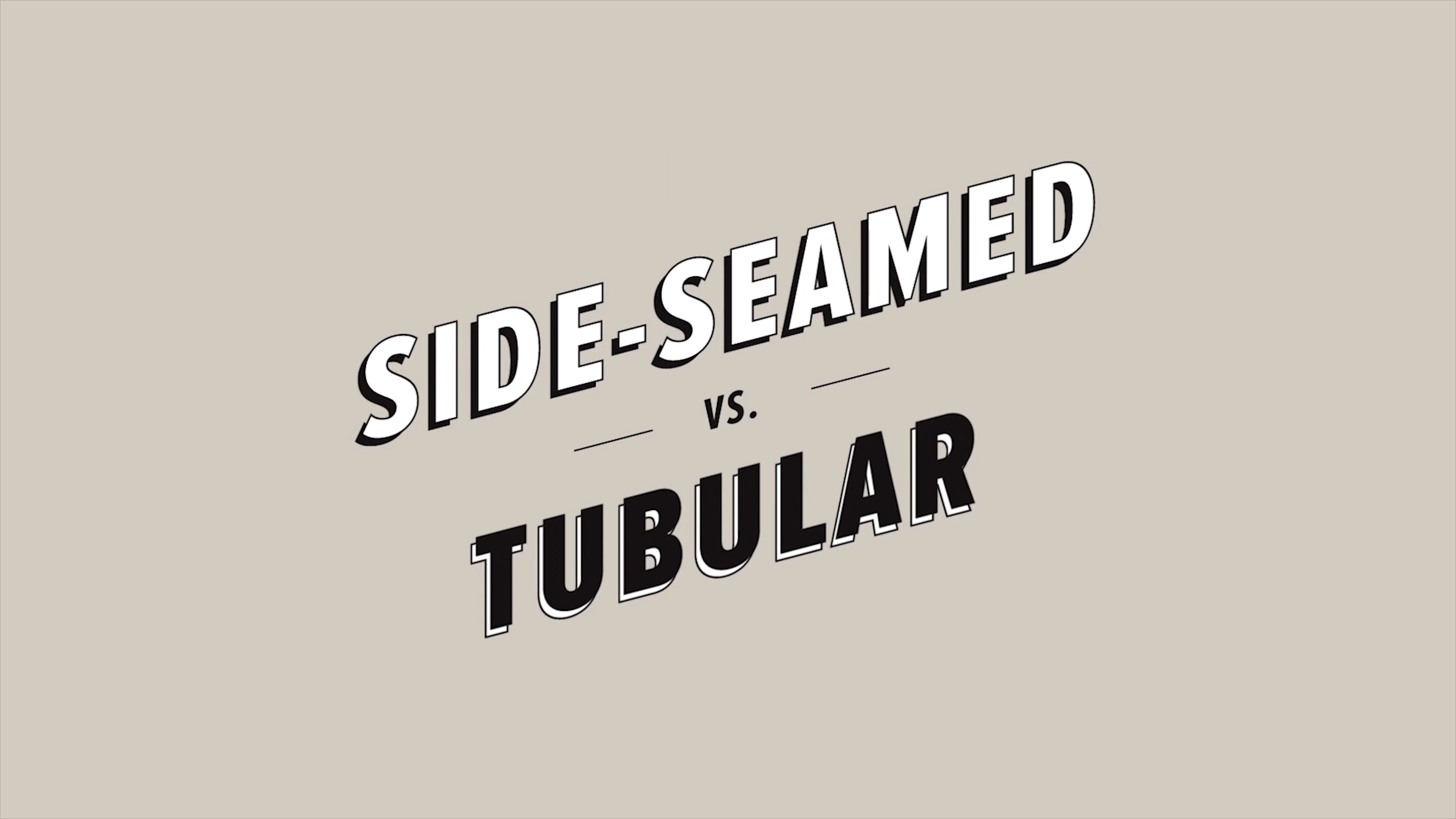 T-Shirt Education: Side-Seams vs. Tubular Construction  Think of your  favorite t-shirt - is it constructed with side seams? Side-seams are an  important part of giving shirts a more contoured & comfy