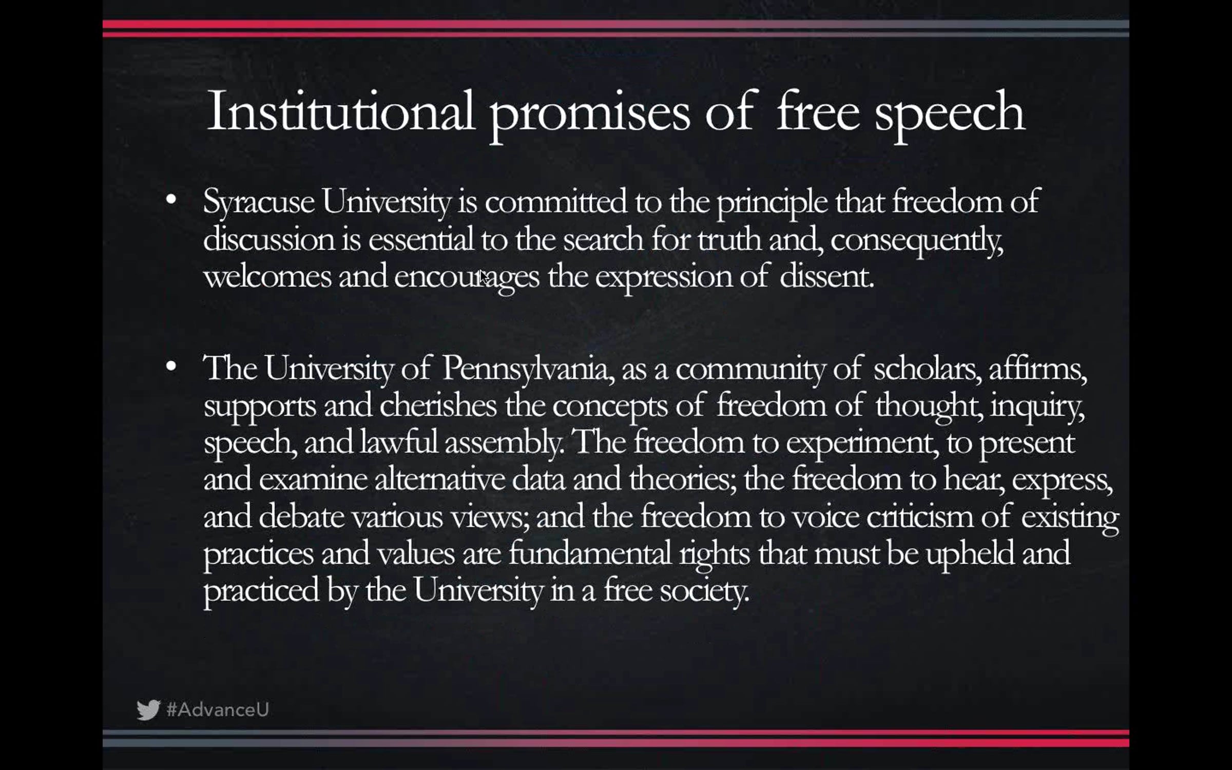 Understanding the First Amendment & Free Speech in Higher Education ...