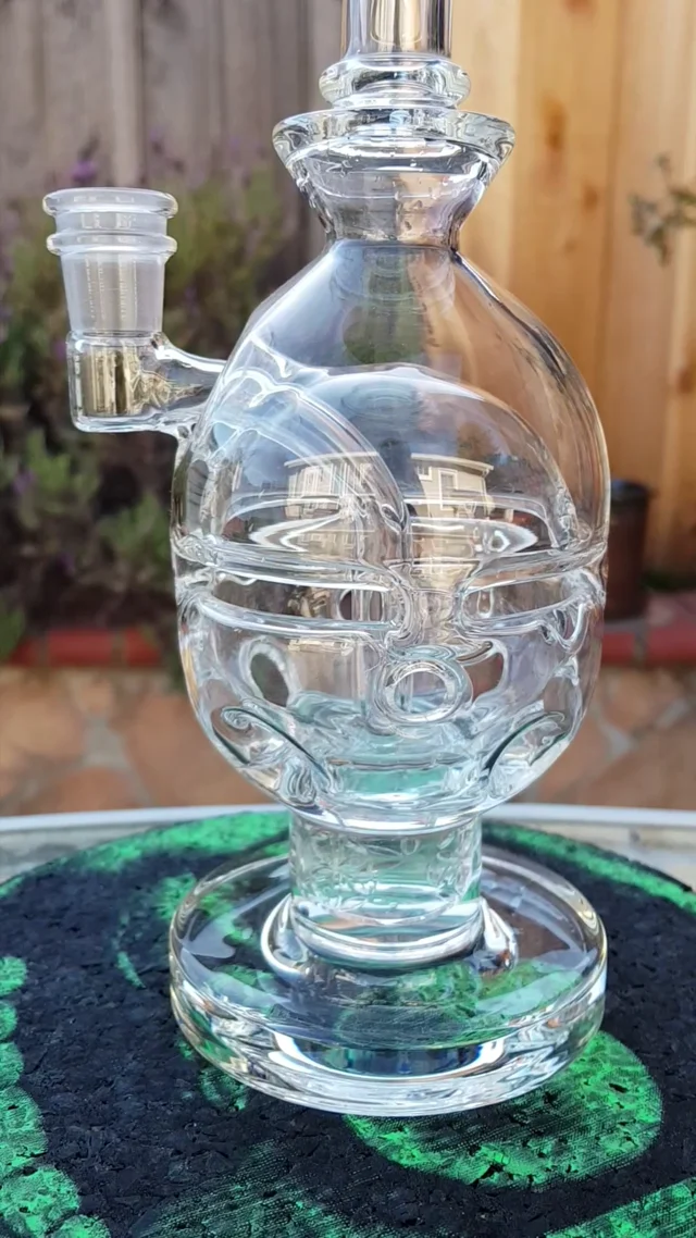 Honeycomb & Circ Perc Fab Egg Oil Rig The Popper