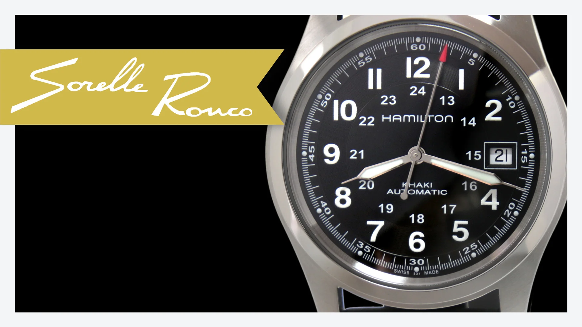 Hamilton Orologio Automatico Uomo H70455733 – 38mm, Quadrante Nero E Cinturino In Pelle
