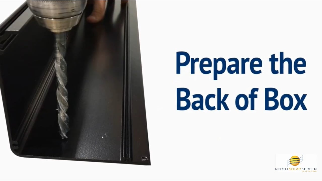 Prepare Back of Box