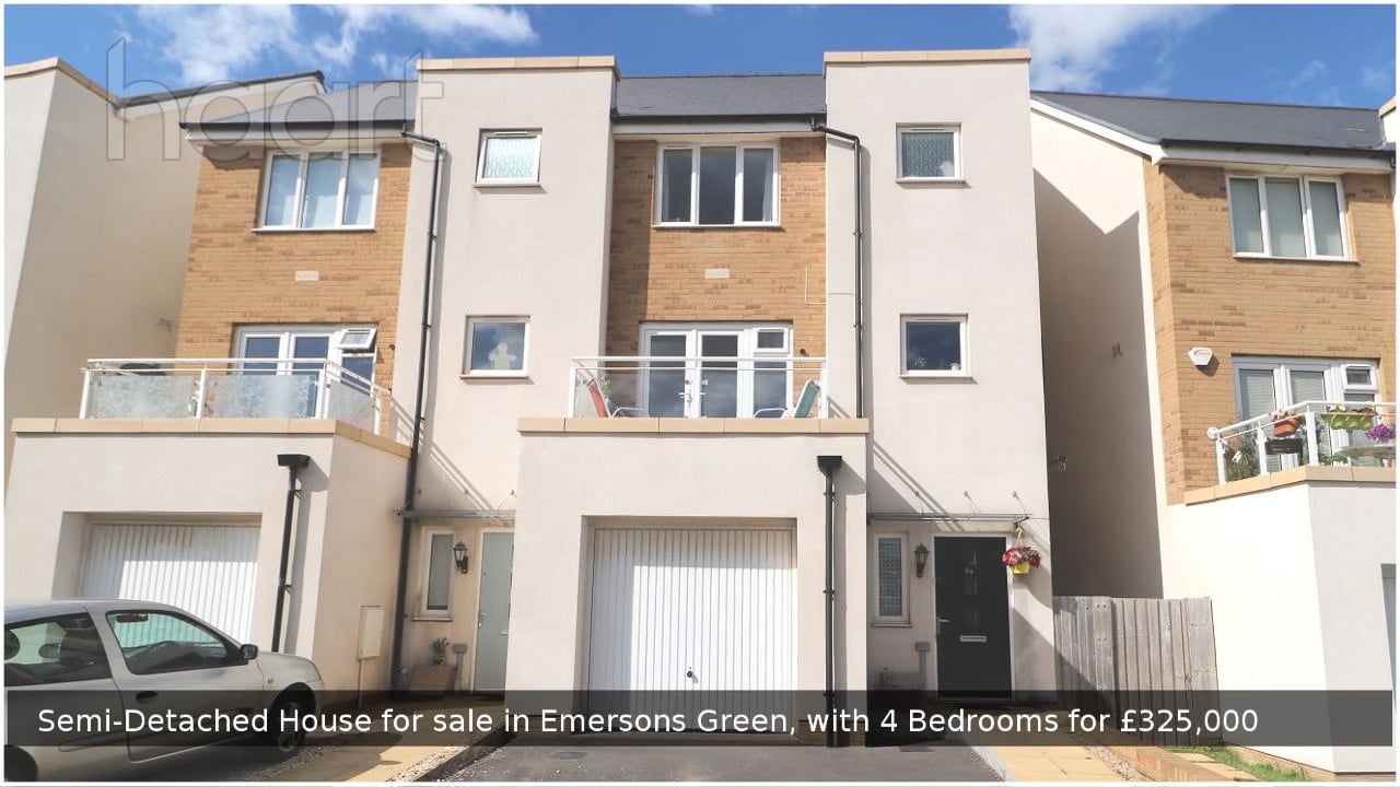 SemiDetached House for sale in Emersons Green for £325,000 on Vimeo