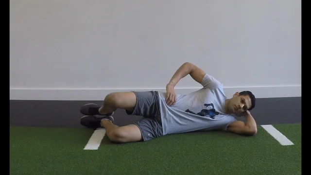 Side-lying Hip Abduction with Knee Flexed