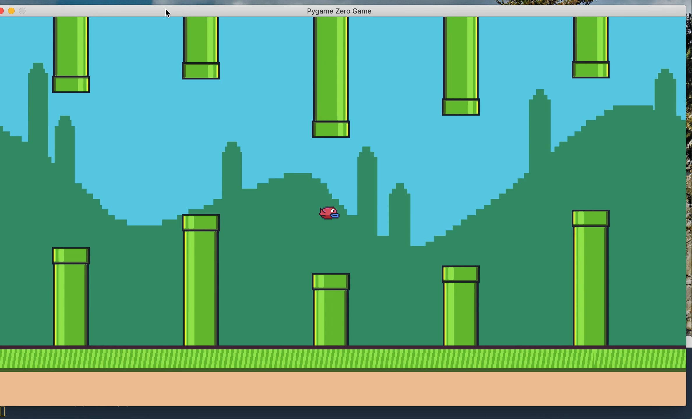 Flappybird clone built with Python / Pygame Zero