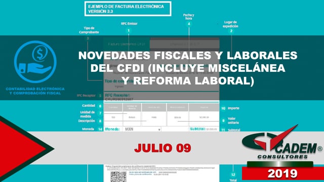 Novedades fiscales y laborales del CFDI (Incluye miscelánea y reforma laboral).