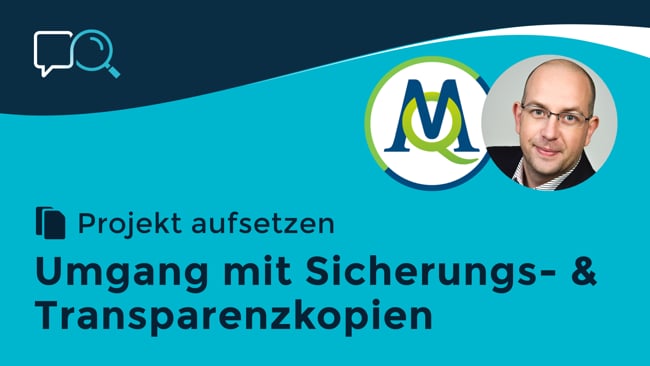 2.5 Umgang mit Sicherungs- & Transparenzkopien