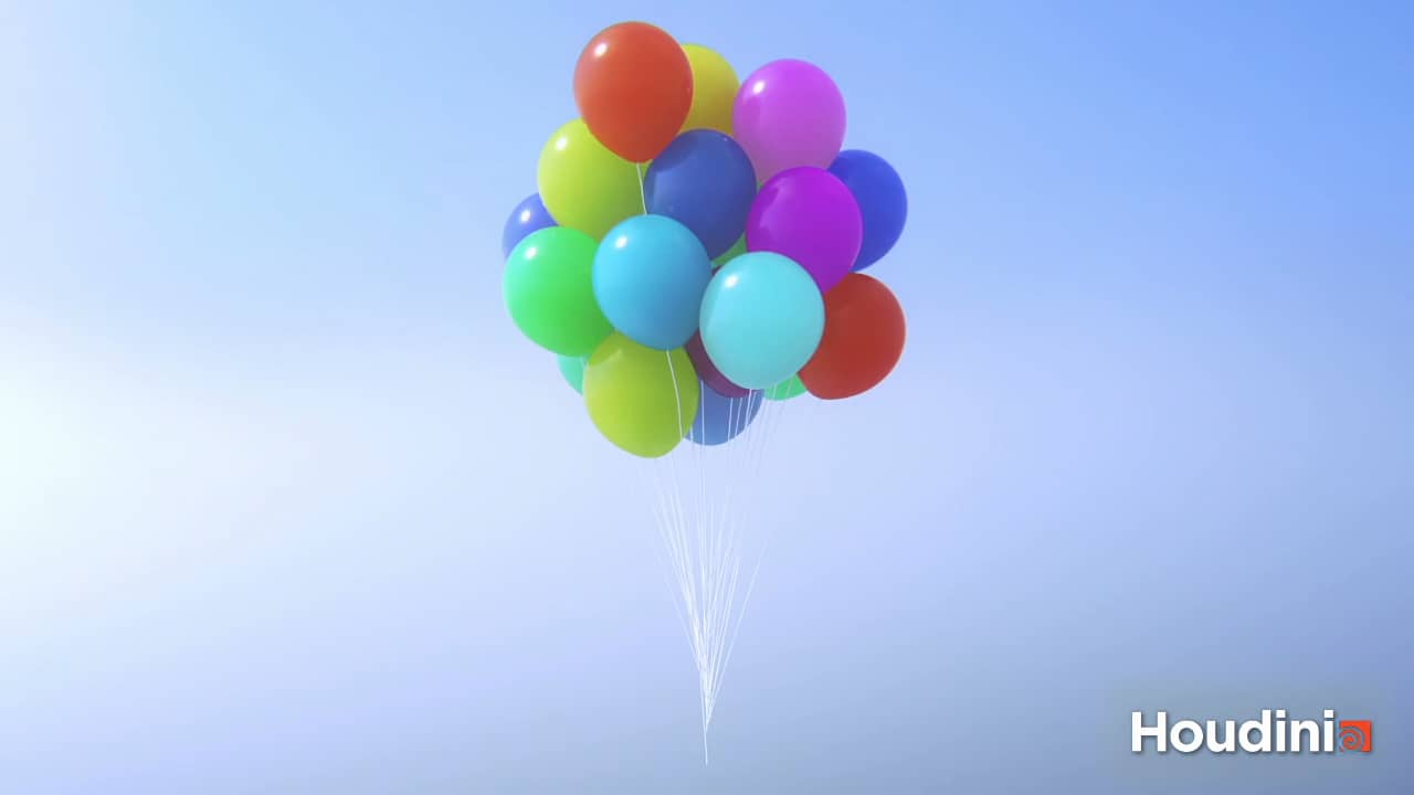 Vellum Balloon Test01 / Houdini 17.5 (Mantra) on Vimeo