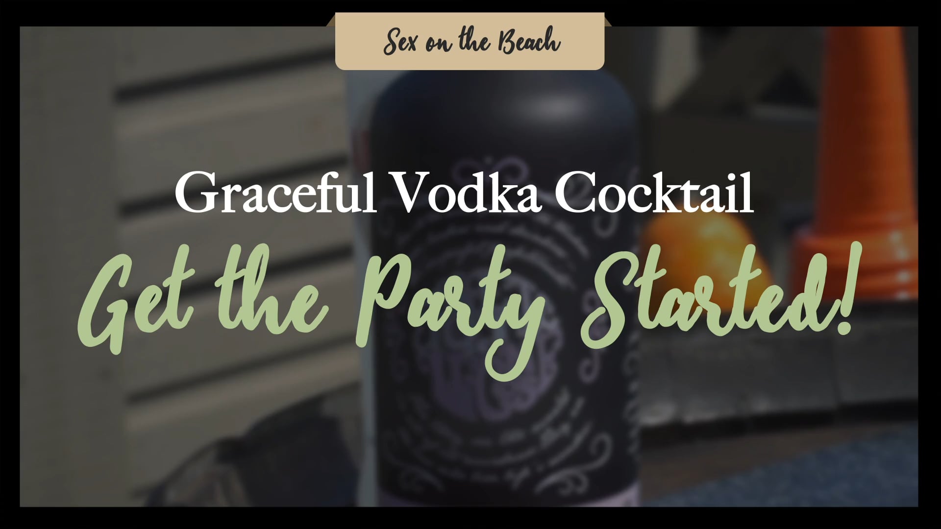 Cocktail making #3—Sex on the beach