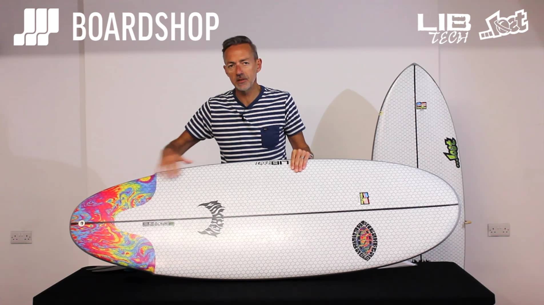 Lib Tech x Lost Freak Flag Bean Bag Surfboard Review on Vimeo