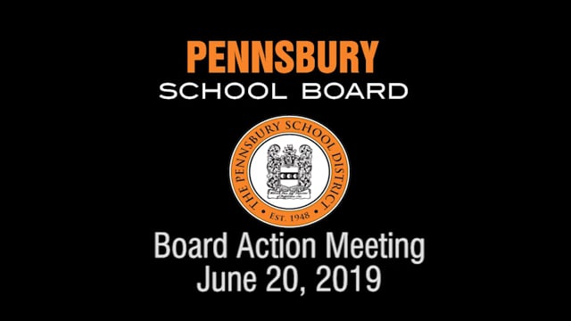 Pennsbury School Board Meeting for June 20, 2019