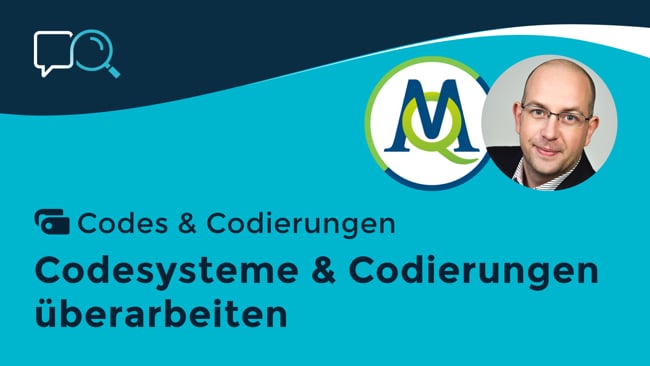 4.5 Codesysteme & Codierungen überarbeiten in der Liste der Codes