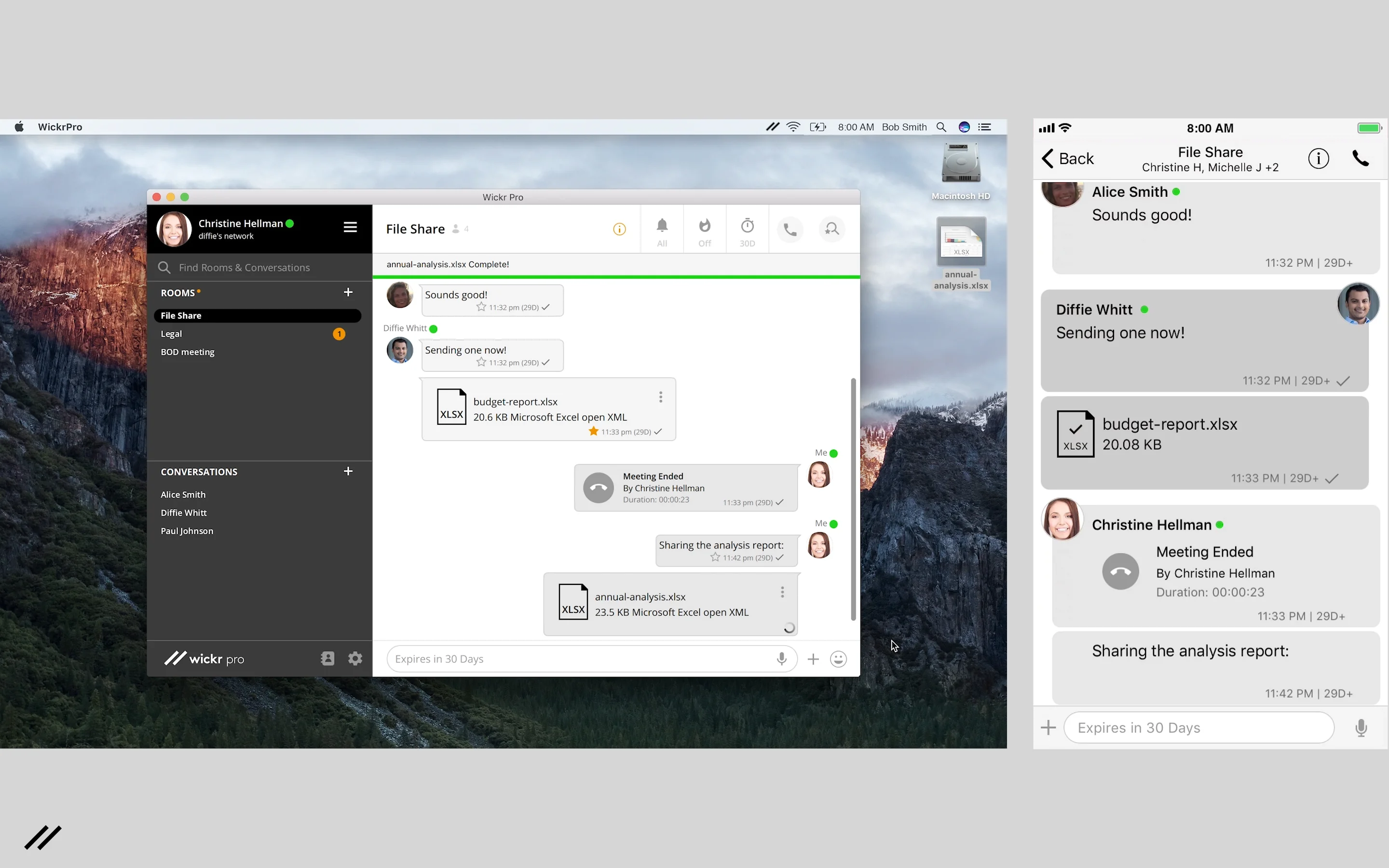 Wickr Pro // Full Demo  