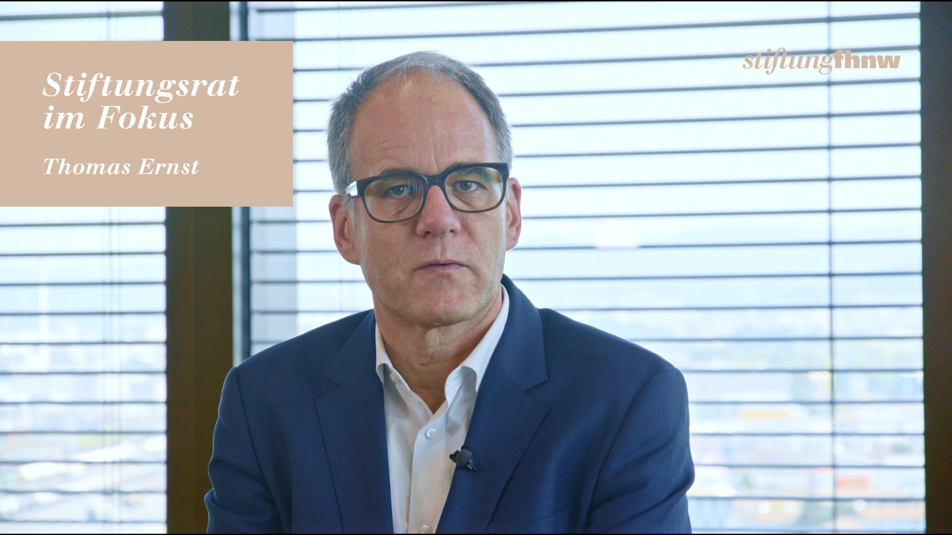 Testimonial Thomas Ernst – StiftungFHNW 2019