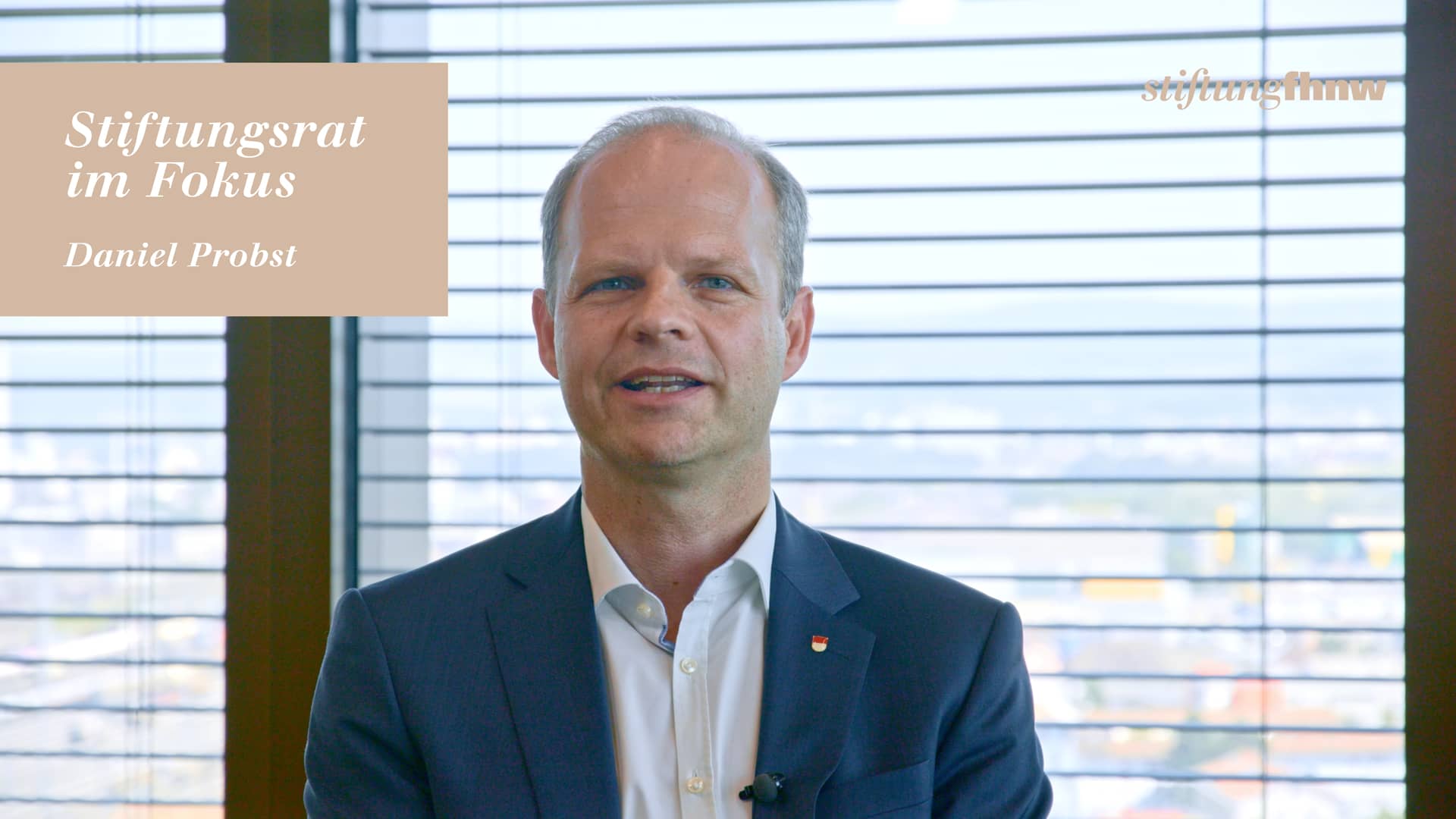 Testimonial Daniel Probst – StiftungFHNW 2019 on Vimeo
