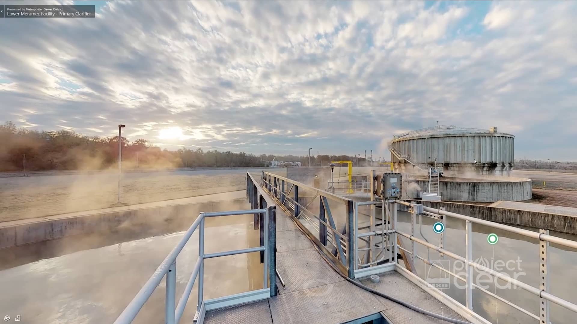 MSD Lower Meramec Wastewater Treatment Plant Virtual Tour Open on Vimeo