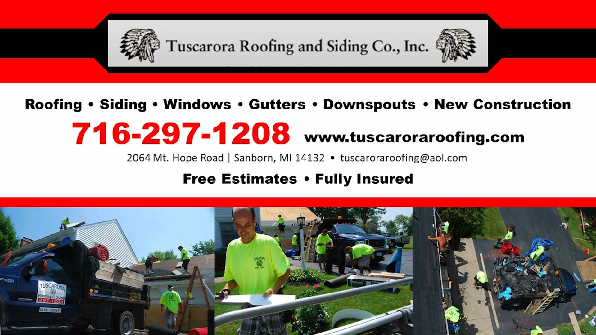 Tuscarora Roofing Roofing Buffalo NY on Vimeo