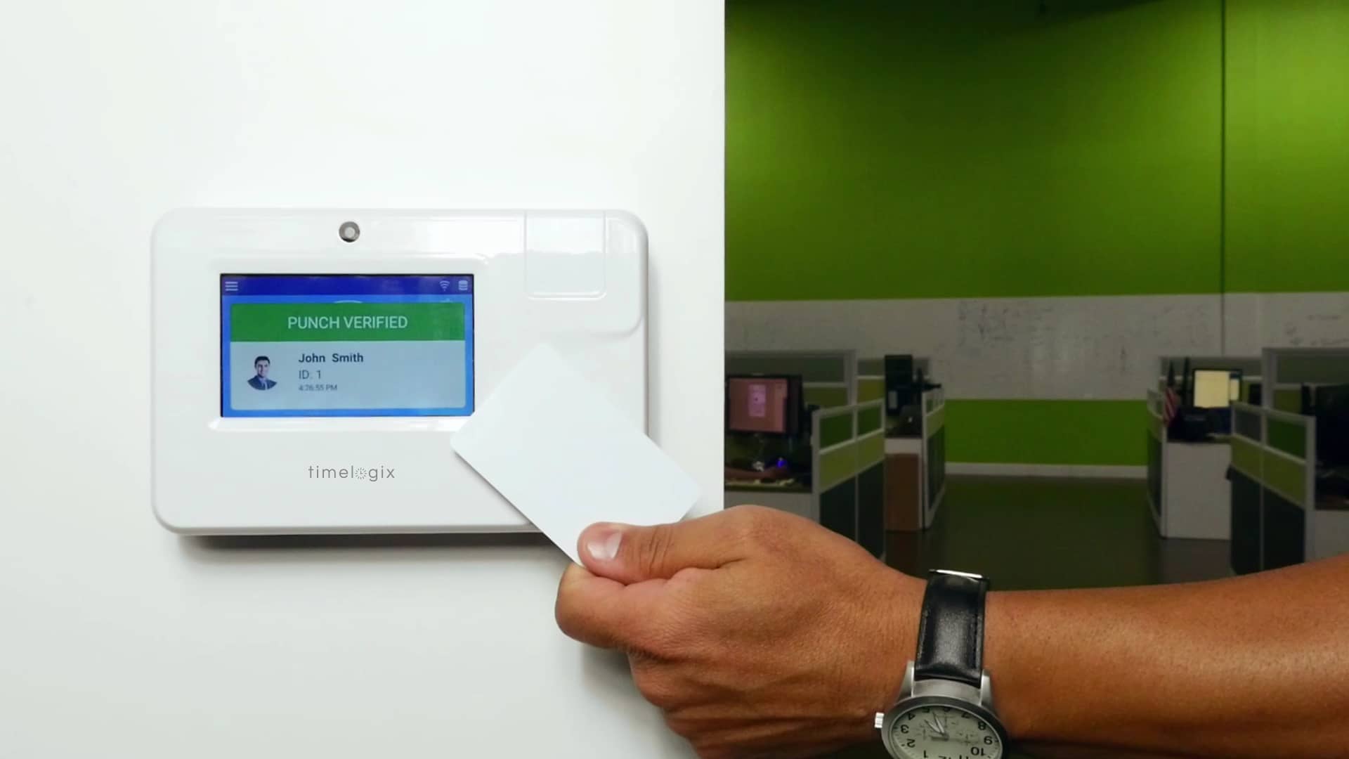 Timelogix TL50 Smart Card RFID Time Clock on Vimeo