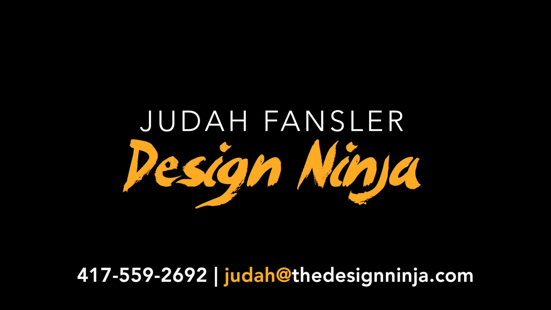 Design Ninja: Hi, I'm Judah