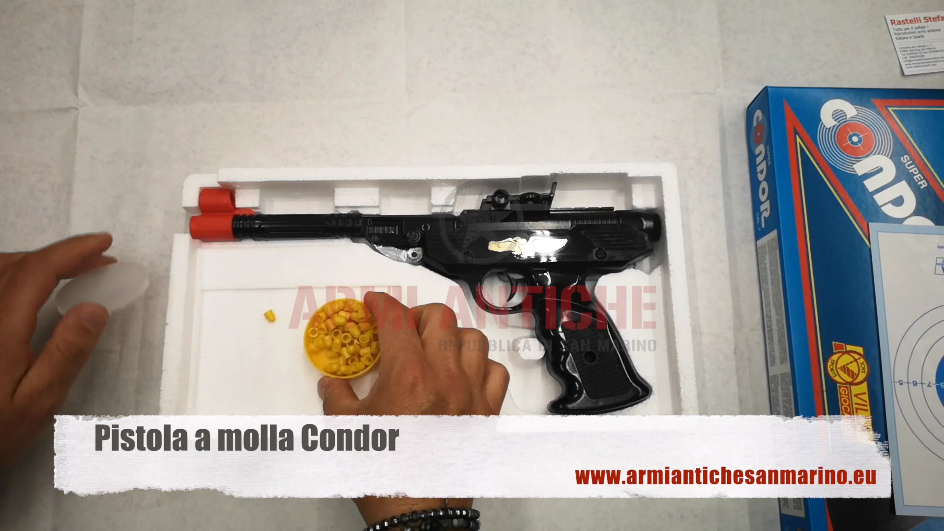 Pistola A Molla Condor In Metallo on Vimeo