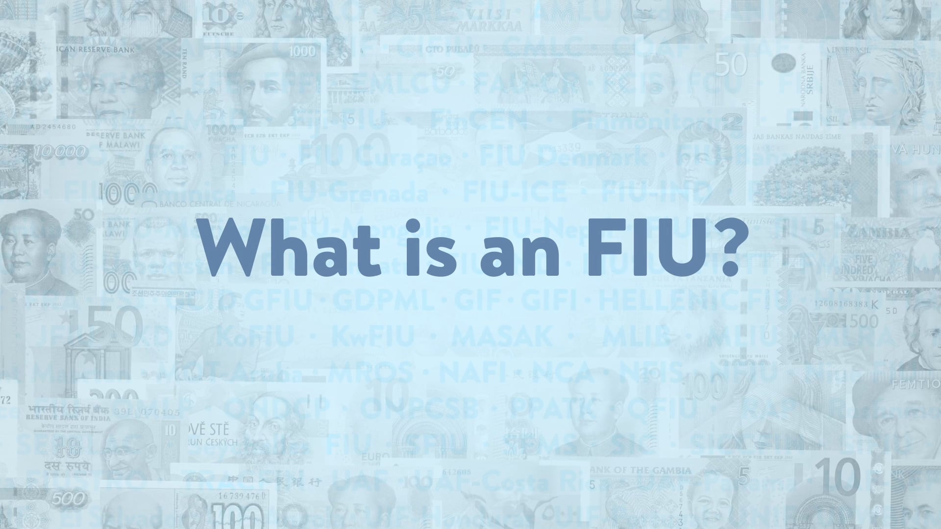 What Is An FIU ?